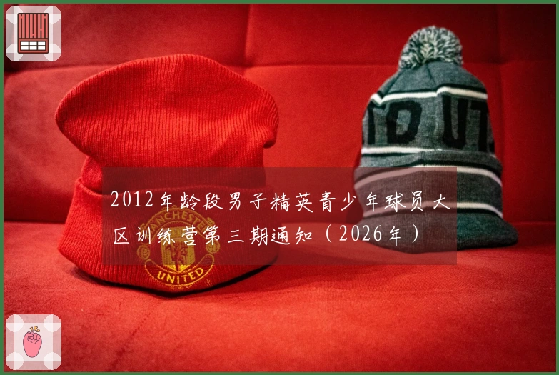 2012年龄段男子精英青少年球员大区训练营第三期通知（2026年）